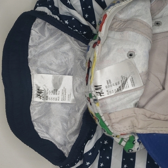 𝅺5/$30 H&M NWOT striped Swim Trunks +  Car Vehicle Hat - Picture 4 of 5